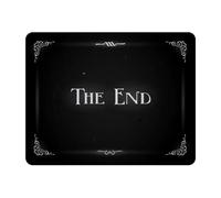 Eslifey Rectangle Mouse Pad, Movie Ending Screen Extended Desk Mousepad with Non-Slip Rubber Base, Desk Pad Protector for Gamer, Office & Home, 11" x 9"
