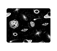 Eslifey Rectangle Mouse Pad, Outer Space Planets Universe Extended Desk Mousepad with Non-Slip Rubber Base, Desk Pad Protector for Gamer, Office & Home, 11" x 9"