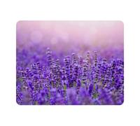 Eslifey Rectangle Mouse Pad, Provence Hokkaido Lavender Field Sunset Pattern Extended Desk Mousepad with Non-Slip Rubber Base, Desk Pad Protector for Gamer, Office & Home, 11" x 9"