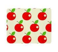 Eslifey Rectangle Mouse Pad, Red Fruit Apples Pattern Extended Desk Mousepad with Non-Slip Rubber Base, Desk Pad Protector for Gamer, Office & Home, 11" x 9"