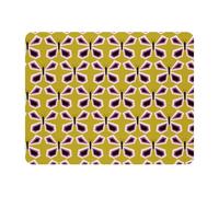 Eslifey Rectangle Mouse Pad, Retro Butterfly Yellow Pattern Extended Desk Mousepad with Non-Slip Rubber Base, Desk Pad Protector for Gamer, Office & Home, 11" x 9"