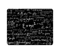 Eslifey Rectangle Mouse Pad, Scientific Equation Calculations Physics Mathematics Pattern Extended Desk Mousepad with Non-Slip Rubber Base, Desk Pad Protector for Gamer, Office & Home, 11" x 9"