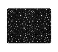 Eslifey Rectangle Mouse Pad, Stars Shining Pattern Extended Desk Mousepad with Non-Slip Rubber Base, Desk Pad Protector for Gamer Office & Home, 11" x 9"
