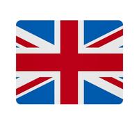 Eslifey Rectangle Mouse Pad, Union Jack British Flag Extended Desk Mousepad with Non-Slip Rubber Base, Desk Pad Protector for Gamer, Office & Home, 11" x 9"