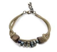 Eslinila Boho Beaded Strand Bracelet, Charm Ankle Handmade Men Bracelets Healing Wrist Crystal Bracelets for Women Braided Bracelet Jewelry