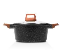 ESLITE Life Casserole Stock Pot Nonstick Dutch Oven Soup Pot with Lid, 5 Quart