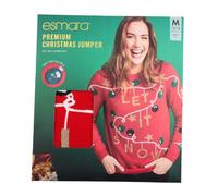 Esmara Ladies Christmas Jumper Let It Snow Assorted Sizes