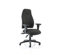 Dynamic Office Chair Esme OP000232 - Posture Chair, Black Fabric, Height-Adjustable Arms