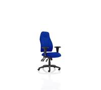 Dynamic Office Chair Esme - Blue Fabric Posture, Height-Adjustable Arms