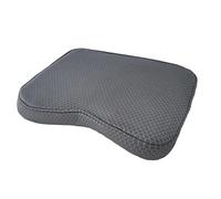 Esme L&H Shower Seat Cushion for Transfer Benches in Bathtub, 4D Mesh Fabric Sauna Cushion Shower Chair Pad with Hook (Gray)