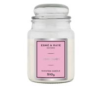 Esme & Raye Oxford Noir Ruby Fragrance Scented Large Glass Jar Candle 18oz