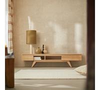 Esmée - 180 cm solid oak TV unit Natural