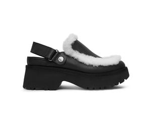 Esmee Leather Clog - female - UGG - Clogs - Black - 6 UK - Shoes 6 UK