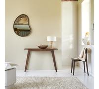 Esmée - Solid walnut console table Dark Brown