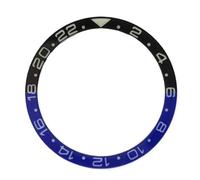 esmen UAE 1pc 38mm*31.5mm Glass Plane Bezel Insert for 40mm Watch Case, Compatible with NH35/NH36 Movement Watch Assembly(Black-Blue)