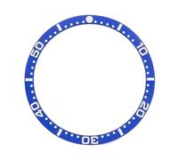 esmen UAE 38mm Ceramic Scale Flat Bezel with C3 Green Luminous, Adapted for SKX007 Full Luminous Outer Bezel Watch Assembly(One Size)