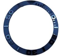 esmen UAE 38mm Color Ceramic Bezel Insert, Embossed Bezel Ring for NH35 NH36 Movement Watch Cases & Parts Watch Assembly(Blu)