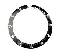 esmen UAE 38mm Men's Watch Bezel,Ceramic Scale Bevel Bezel with 5-55 Design, Compatible with SKX007 Ceramic Digital Bezel Watch Assembly(4)