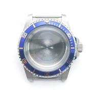 esmen UAE 39.5mm NH35 Watch Case, Vintage Men's Mechanical Accessories with Bidirectional Rotating Stainless Steel for 28.5mm Dial Repair Tools & Kits(Blue and Gold)
