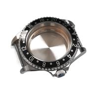 esmen UAE 40mm Stainless Steel Watch Case with Sapphire Glass, Compatible with NH35/36/4R36/7S Movement Modification Repair Tools & Kits(Black 1)