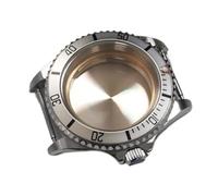 esmen UAE 40mm Stainless Steel Watch Case with Sapphire Glass, Compatible with NH35/36/4R36/7S Movement Modification Repair Tools & Kits(Silver)