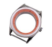 esmen UAE 40mm Watch Case with Sapphire Glass, Compatible with NH34/NH35/NH36 Movement Accessories Repair Tools & Kits(Orange)