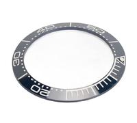 esmen UAE 41.5mm Ceramic Watch Bezel with Scale,Blue Base White Digit Dotted Line Watch Bezel Insert Watch Accessories Assembly Parts(40 * 31.5mm)