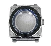 esmen UAE 42mm Stainless Steel Square Case with Sapphire Glass & Dark Blue Inner Shadow, Compatible with NH35/36 Movement Repair Tools & Kits(Black 3)