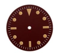 esmen UAE Watch Accessories 28.5mm Wine Red Watch Dial, No Luminous Dial Face for NH35/ETA /2836/8215/2813 Movement