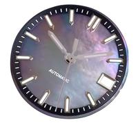 esmen UAE Watch Accessories 29mm Watch Dial for NH35/NH36, Dive Watch Mod, Accurate Timekeeping Accessory(Nero)