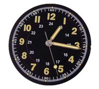 esmen UAE Watch Accessories NH35 PT Arabic Numerals Luminous Dial, 29mm for NH36/ETA 2824(Black -a)