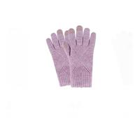 esmen Unisex Gloves, Touchscreen Plush Velvet Double-Layer for Cycling&Cold Weather, Separate Finger Design Shielding Winds(Light Purple)