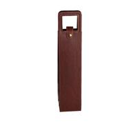 ESMENATZLS Red Wine Packaging Bags Gift Universal Packaging Leather Boxes Multiple Single Bottle Wine Glass Packaging Leather Bags(White,9X9X41CM_2PCS)