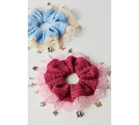 Esmerelda Pony Locket Scrunchie at Free People in Purple/Blue - female