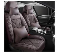 ESMOPA Car Seat Covers Universal Fit for BMW 1 Series M140i 118i 120i 125i M135i 116i 135is 120d 120d 135i Leather Compatible with car seat covers_Coffee brown