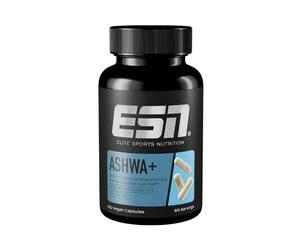 ESN Ashw 120 Vegan Capsules - 600 mg Ashwaganda Root Extract per Serving - 60 Servings, 2 Months Supply - Ashwagandha KSM-66 - Non-GMO