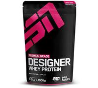 ESN Designer Whey Protein Powder, Strawberry, 1000 g, 2.2 lbs, 33 Servings, up to 23 g Protein per Serving, Ideal for Muscle Building and Maintenance - Made in Germany