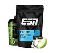 ESN ISOCLEAR Whey Isolate Protein Powder, Green Apple, 1000 g, 33 Servings, Protein Drink with a Delicious Fruity Taste, Clear whey - Lactose Free and Made in Germany