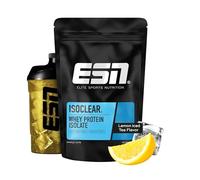 ESN ISOCLEAR Whey Isolate Protein Powder, Lemon Iced Tea, 1000 g, 33 Servings, Protein Drink with a Delicious Fruity Taste, Clear whey - Lactose Free and Made in Germany
