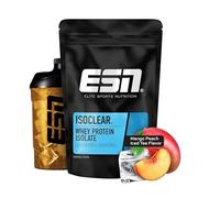 ESN ISOCLEAR Whey Isolate Protein Powder, Mango Peach Iced Tea, 1000 g, 33 Servings, Protein Drink with a Delicious Fruity Taste, Clear whey - Lactose Free and Made in Germany