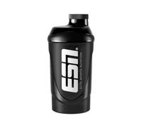 ESN Shaker, Black, 600 ml | Leak-proof, shaker with measuring scale for easy dosing, free of BPA & DEHP