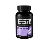 ESN Vitamin D3 + K2, 120 Capsules, for The Immune System, Bones and Blood Production, Made in Germany