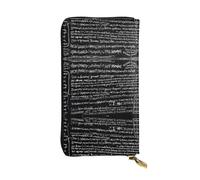 ESNAIUVCD Abstract Science Chemistry Print Genuine Leather Women's,Men's Wallets,Multi-Functionclutch Purse,Zip Around Large Travel â€‹Mobile Phone Long â€‹Money Purses