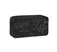 ESNAIUVCD Abstract Science Chemistry Print Pencil Case for Boys Girls Secondary School Pen Holder for Kids Girls Pen Pouch Pencil Bag Office College Stationery