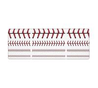 ESNAIUVCD Baseball Softball Red Laces Print Extra Large Gaming Office Mouse Pad (31.5" X 11.8") â€“ Print, Premium Anti-Slip Desk Mat With Durable Stitched Edges