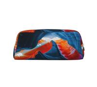 ESNAIUVCD Beauty Antelope Canyon Print Pencil Bag Zipper Large Pencil Bag Work Travel - Multifunctional Pencil Case,Makeup Bag