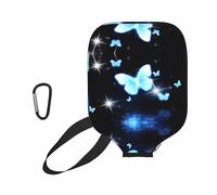 ESNAIUVCD Blue Butterfly Print