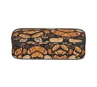 ESNAIUVCD Cheese Sandwiches Print Pencil Case for Kids,School Pen Bags Large Capacity Pencil Elementary School Pen Case Children Stationery Bags