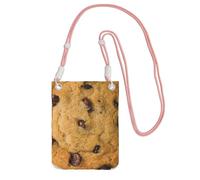 ESNAIUVCD Chocolate Cookie Print Carry A Mobile Phone Bag Diagonally,Crossbody Bag,Suitable For Carrying Mobile Phone Change, Etc