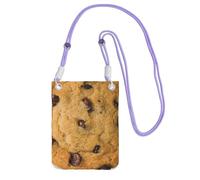 ESNAIUVCD Chocolate Cookie Print Carry A Mobile Phone Bag Diagonally,Crossbody Bag,Suitable For Carrying Mobile Phone Change, Etc